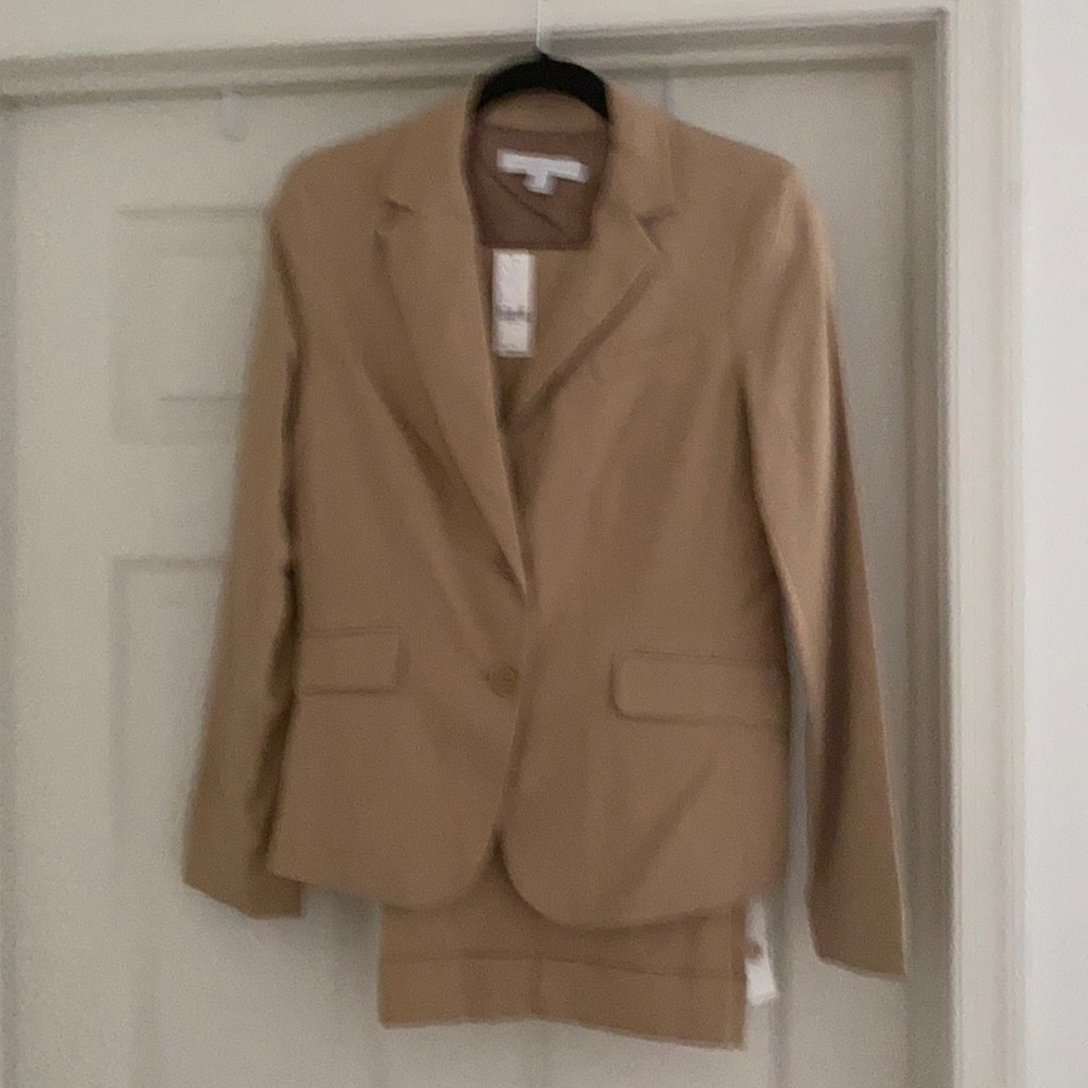 Brand new suit set with cuffed pants.